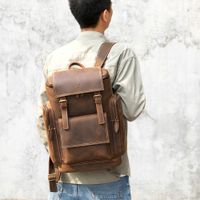 Mochila De Cuero Vacuno Premium 7583