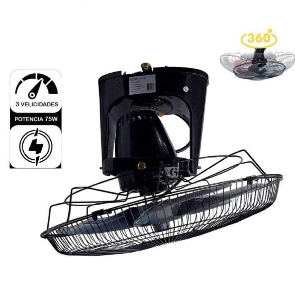 Ventilador Orbital de Techo Imaco OCF 7919 360 18 de 75 Watts