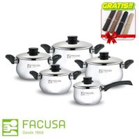 Ollas Valencia Facusa 10 Piezas + Set De Individuales