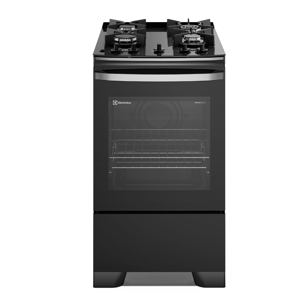 Cocina a Gas Electrolux F4EGB 4 Hornillas negro