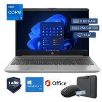 Laptop semi nueva HP 250 G8 Core i7 10ma. 8GB RAM 256GB SSD 15.6pul.- Mouse - Funda