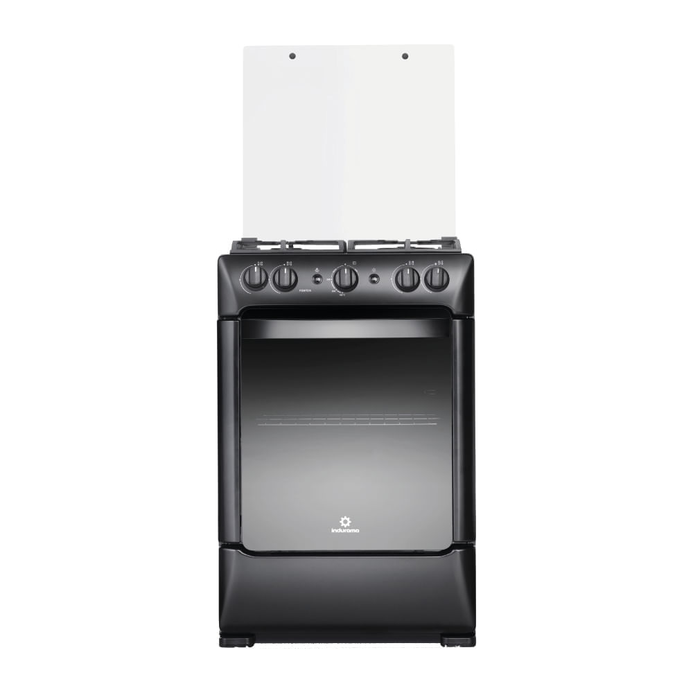 Cocina a Gas Indurama Pompeya 60 CM 4 Hornillas negro