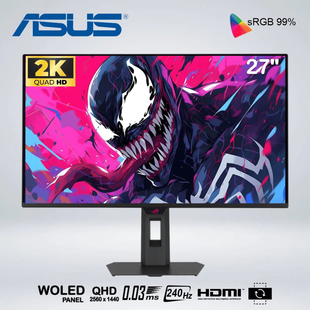 MONITOR GAMING ASUS ROG STRIX XG27AQDMGR 27'' WOLED QHD 0.03MS 240 Hz