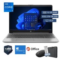 Laptop semi nueva HP 250 G8 Core i7 10ma. 16GB RAM 256GB SSD 15.6pul. - Mouse - Funda - USB 64 GB