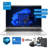 Laptop semi nueva HP 250 G8 Core i5 11va. 8GB RAM 512GB SSD 15.6pul. - Mouse - Funda - USB 64 GB