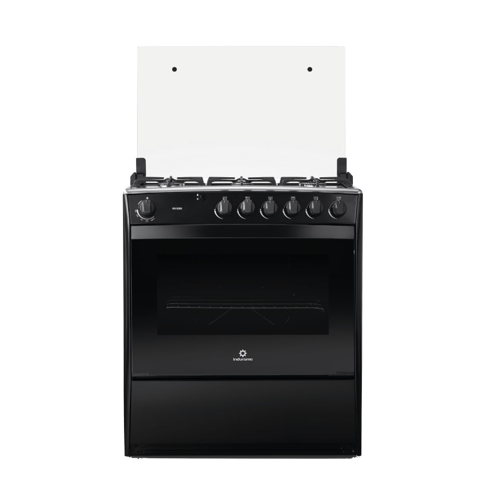 Cocina a Gas Indurama Oviedo 80 cm 6 Hornillas negro