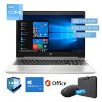 Laptop semi nueva HP ProBook 450 G7 Core i5 10ma. 8GB RAM 256GB SSD 15.6pul. - Mouse - Funda