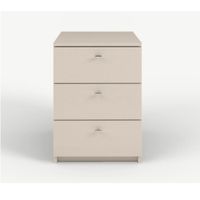 Velador Moderno Newyorki 3 Cajones Capri RyR MUEBLES