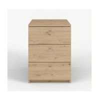 Velador Moderno Newyorki 3 Cajones Duna RyR MUEBLES