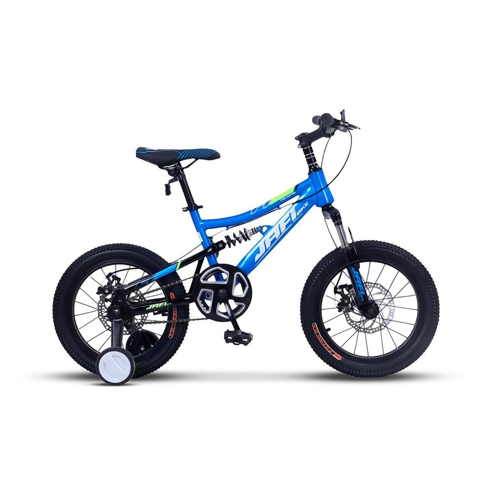 Bicicleta Montañera Jafi MTB01 Doble Suspensión Aro 16 Azul