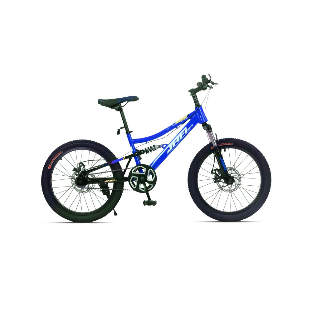 Bicicleta Montañera Jafi MTB01 Doble Suspensión Aro 20 Azul