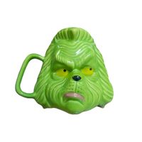 TAZA GRINCH 3D DE CERAMICA 480 ML