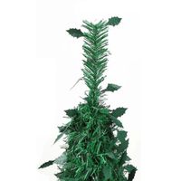 ÁRBOL NAVIDEÑO PLEGABLE VERDE DE PISO DE 2.10 M MODELO PLEGABLE