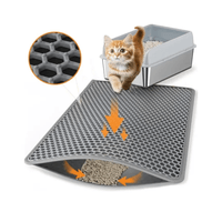 Alfombra Mágica Atrapa Arena Salida De Arenero para Gatos - Gris