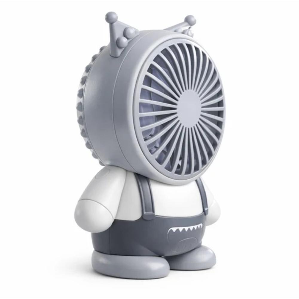 MINI VENTILADOR PORTATIL RECARGABLE GRIS