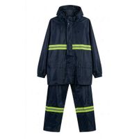 Traje Impermeable para Lluvia Pantalon Casaca Reflectiva Talla L