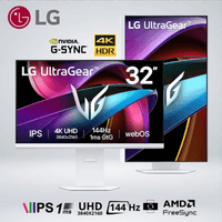 Monitor Gamer LG Ultragear 32G810SA-W Smart webOS UHD 4K IPS de 32 144Hz 1ms GtG