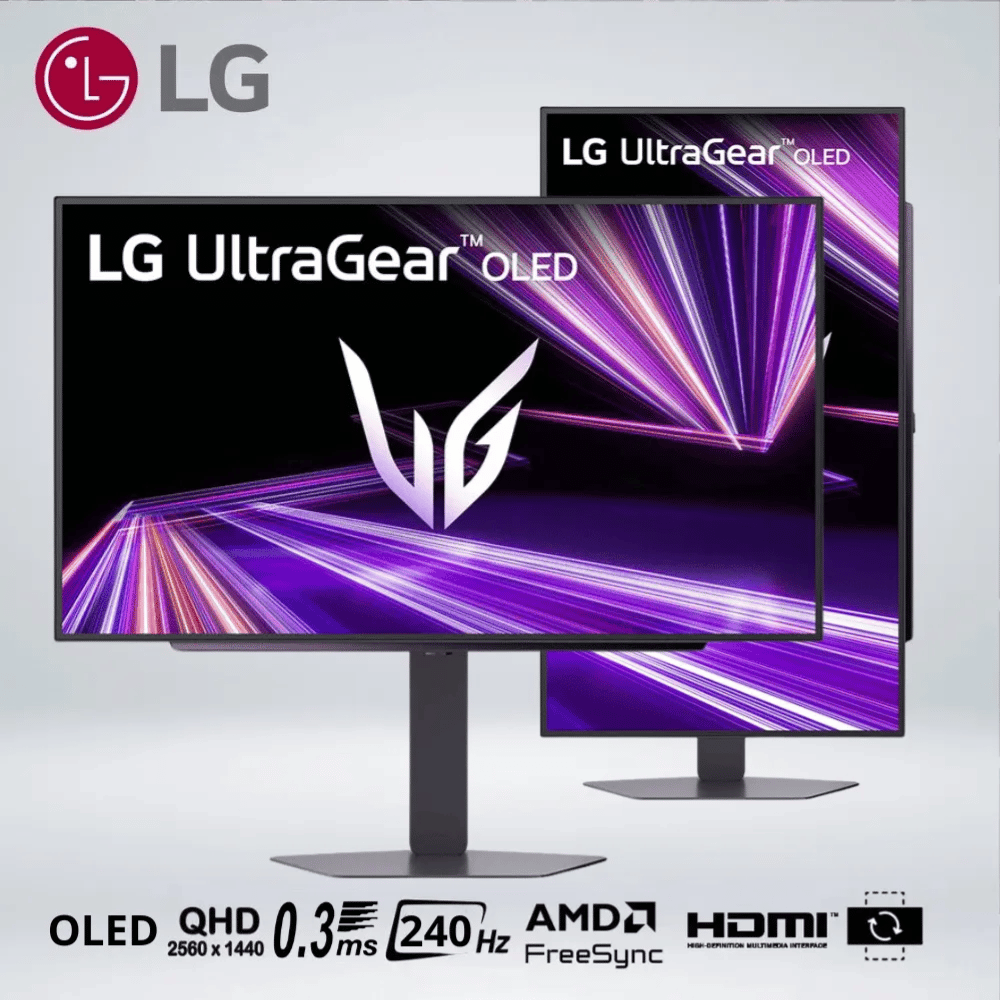 Monitor LG UltraGear GX7 27GX704A OLED QHD de 27 con 240Hz y 0.03ms GtG