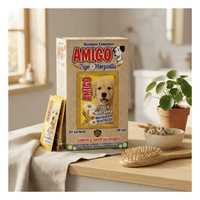 Shampoo Amigo Trigo y Manzanilla Para Mascotas Caja de 25 sachets de 30ml