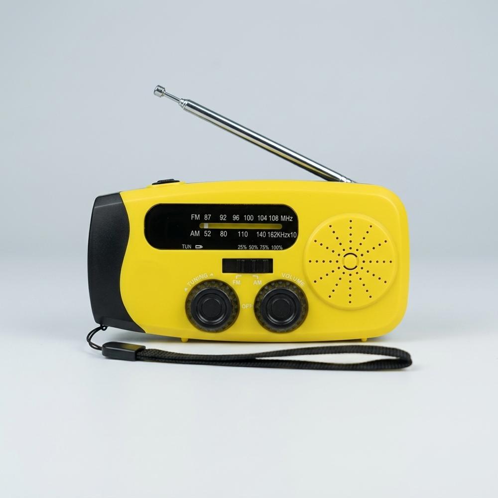 Radio de Emergencia Portátil con Panel Solar