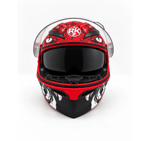 CASCO DE MOTO ABATIBLE RK 902 TATSU ROJO TALLA  XL