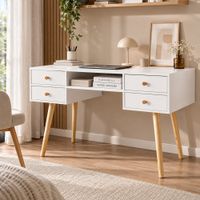 Escritorio Vintage Hellena Ventitas Home Blanco