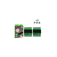 Pack x2 Muñequeras Deportivas Elásticas de Compresión
