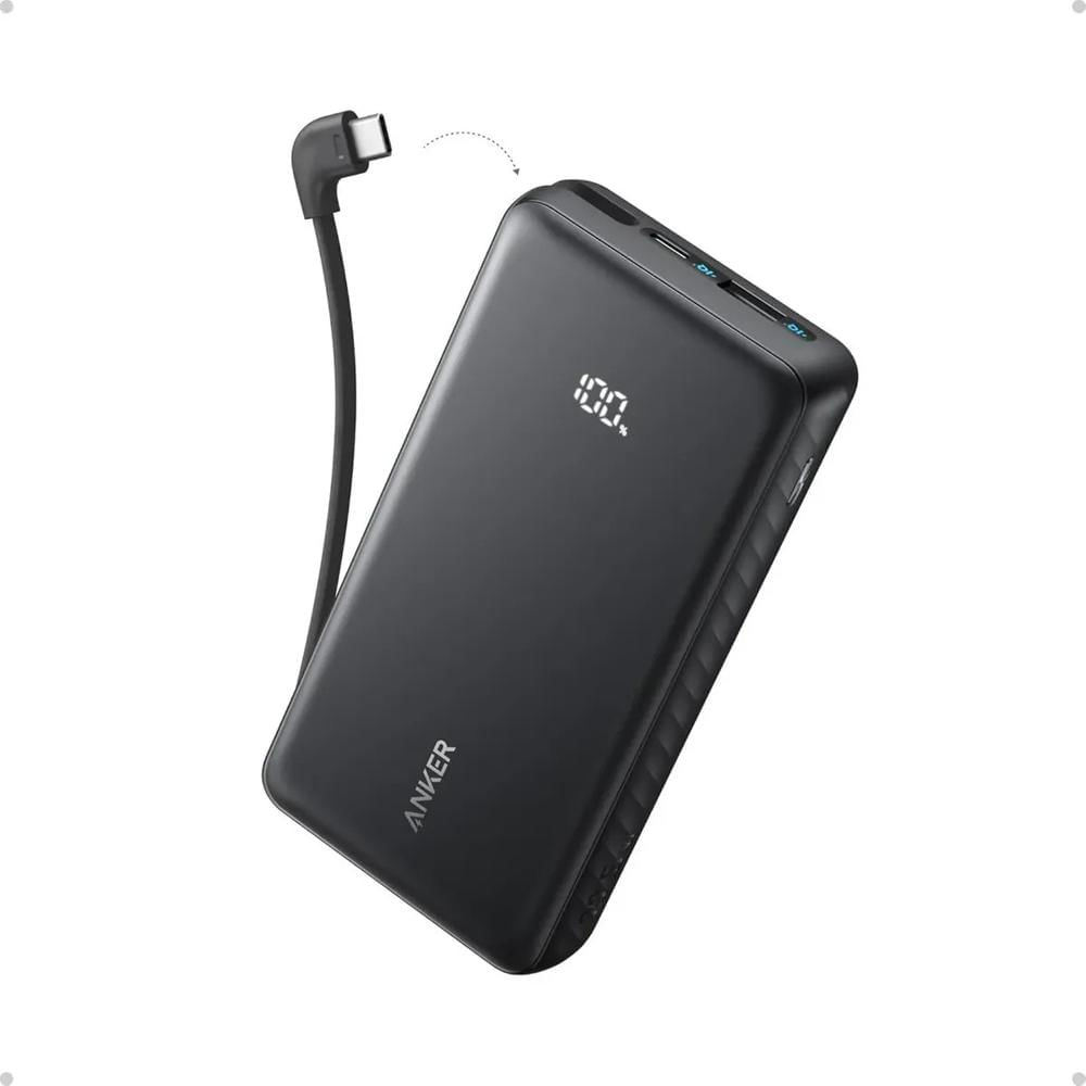 Power Bank Anker Zolo 20000mAh 22.5W Cable USB-C Negro A110EH11