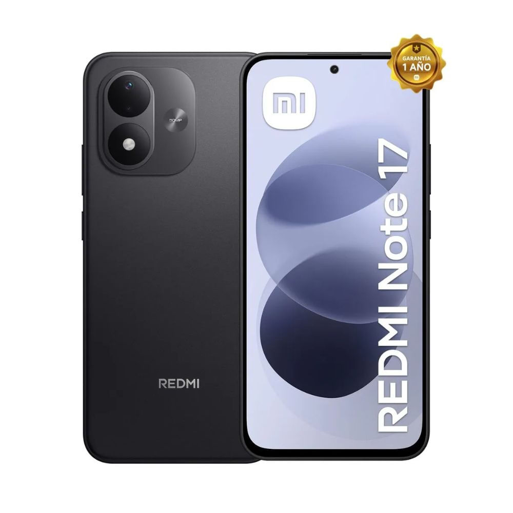 Celular Xiaomi Redmi Note 17 6GB 128GB Negro