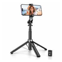 Trípode Selfie Stick HOCO K21 Stream Bluetooth con Control Remoto Extensible 1.37m Negro