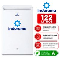 Frigobar Indurama RI-159BL 122L  Blanco