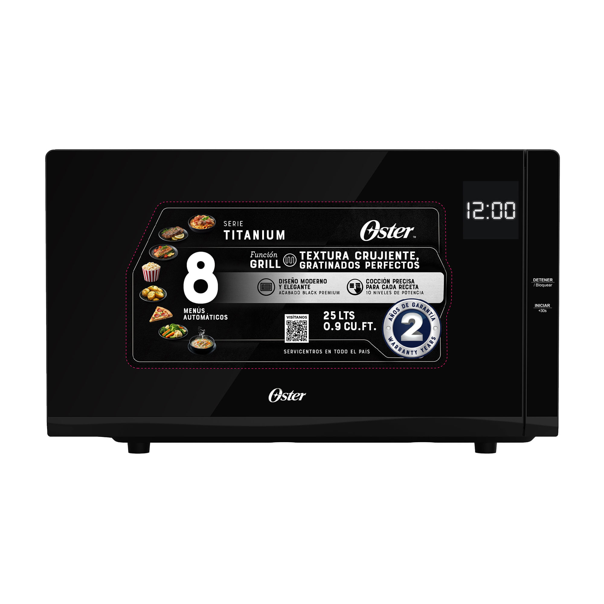 Horno Microondas OSTER 25L POGARWGE2502 Negro