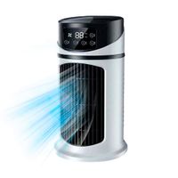 Enfriador de Aire Portátil con Panel Digital RGB Blanco