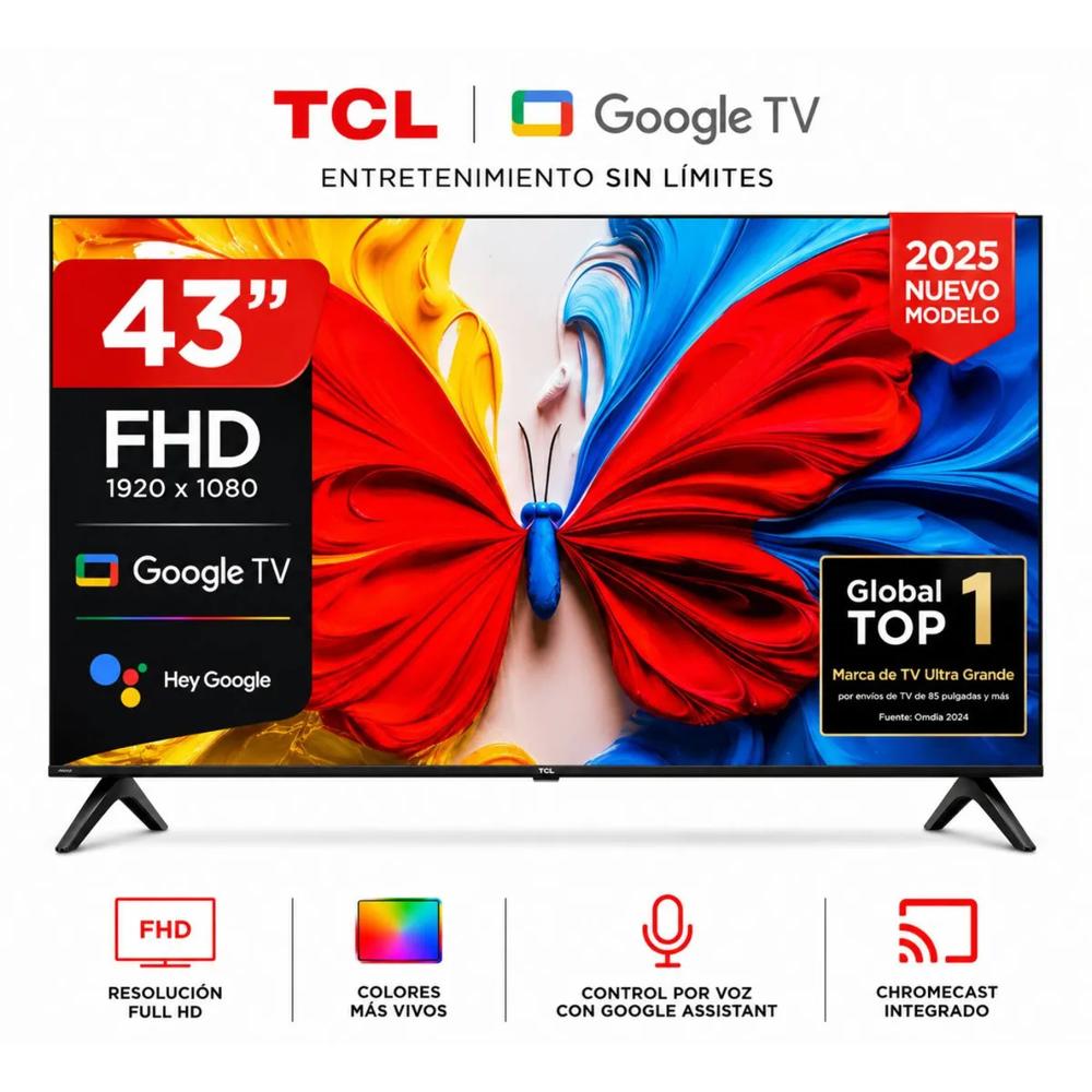 Televisor TCL QLED 43 Full HD Smart TV 43S5K
