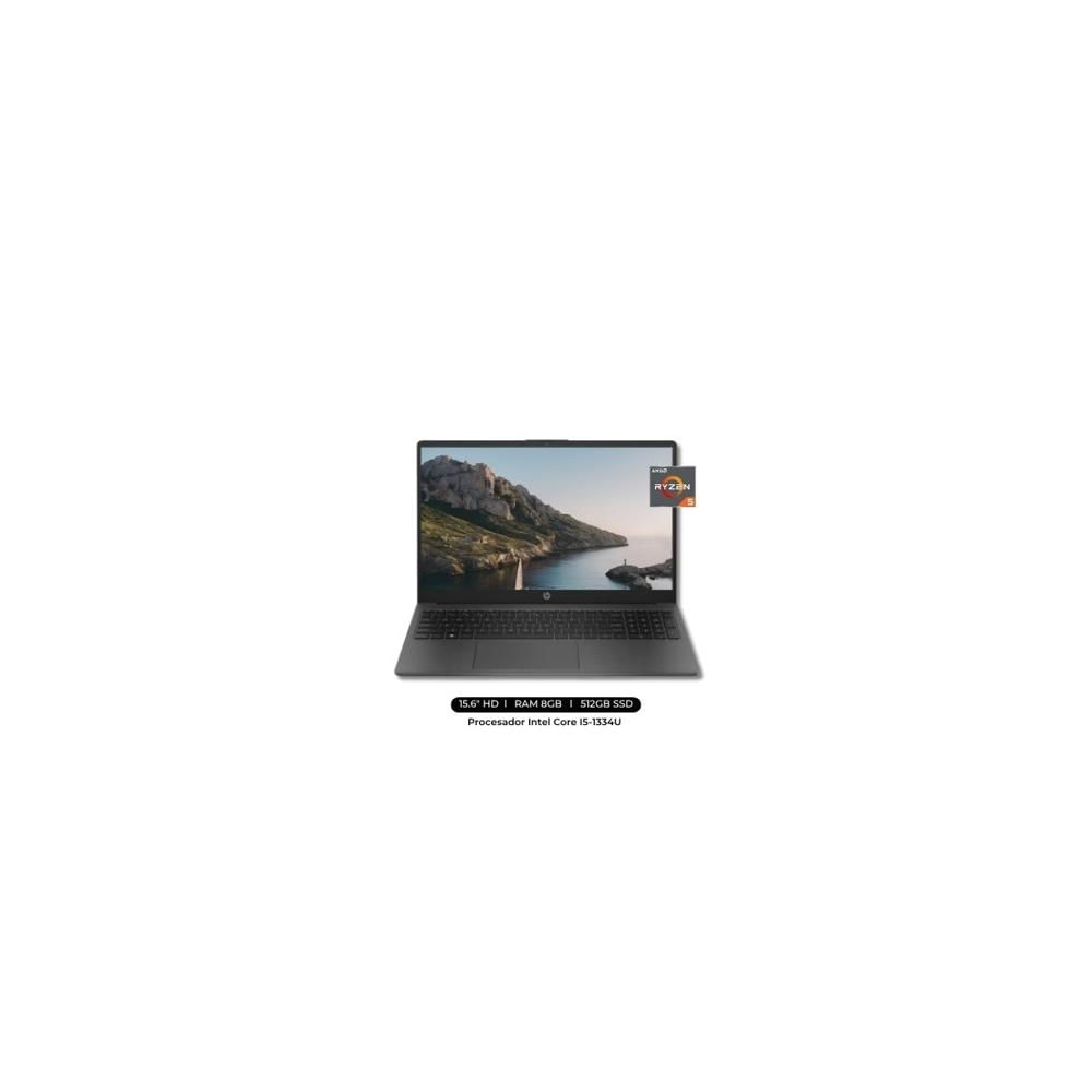 Laptop HP Intel Core I5-1334U - RAM 8GB DDR4 - Disco 512 GB SSD - Pantalla 15.6 HD FreeDOS