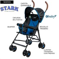 Coche Bastón Ebaby STARK Azul