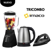 Tricombo  1 Licuadora BL4125VN - 1 Hervidor KE1801 - 1 Plancha ETA600N