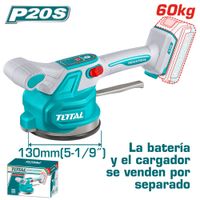 VIBRADORA BALDOSAS 20V 0-10000RPM ABS 60KG D 130MM INDUSTRIAL