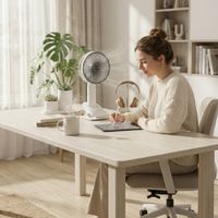 Mini Ventilador Usb Con Clip Super Portátil Para Escritorio