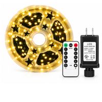 Luces Navideñas Amarillo 100 Metros 1000 Led 8 Modos