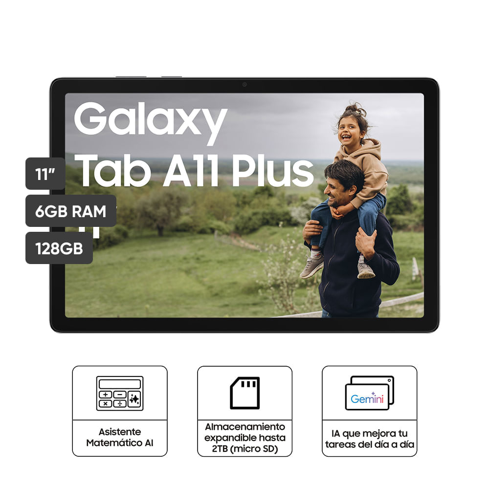 Tablet SAMSUNG Galaxy A11+ 11"" 6GB 128GB Gris
