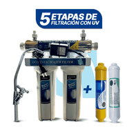 Purificador con UV platinum pro con 5 etapas