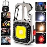 Mini Linterna Lámpara Led Recargable Multifuncional Llavero