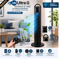 Ventilador De Torre 40 Silencioso Ultra G 100W Con control remoto