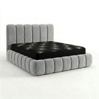 Cama Nube Olimpo King  con Colchón Ortopédico -Color Turquesa