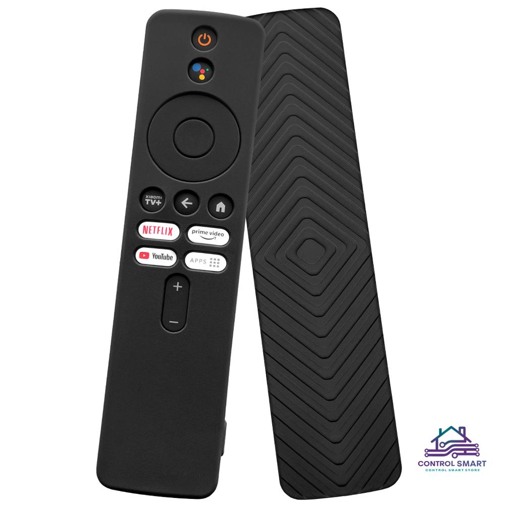 Funda de silicona negra compatible con control Xiaomi TV Stick 4K