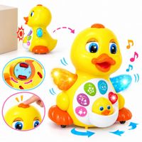 Patito Musical Interactivo para Bebé – Juguete Didáctico con Luces y Sonidos