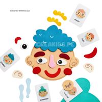 Juguete Didáctico de Caritas de Niño y Niña para Aprender Emociones