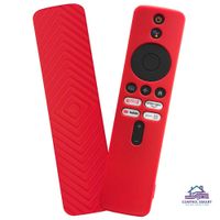 Funda de silicona Roja Compatible con Control Xiaomi TV Stick 4K