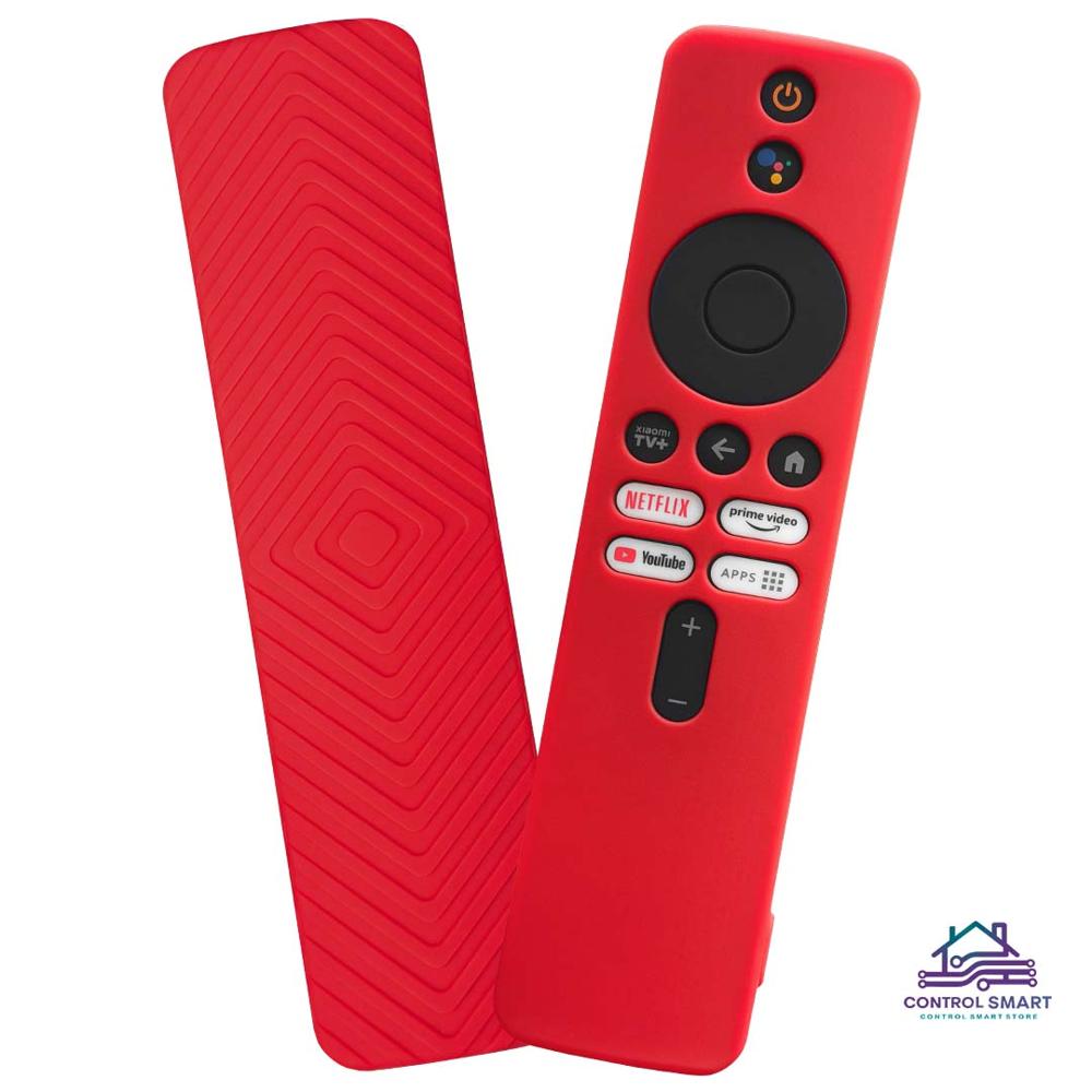 Funda de silicona Roja Compatible con Control Xiaomi TV Stick 4K